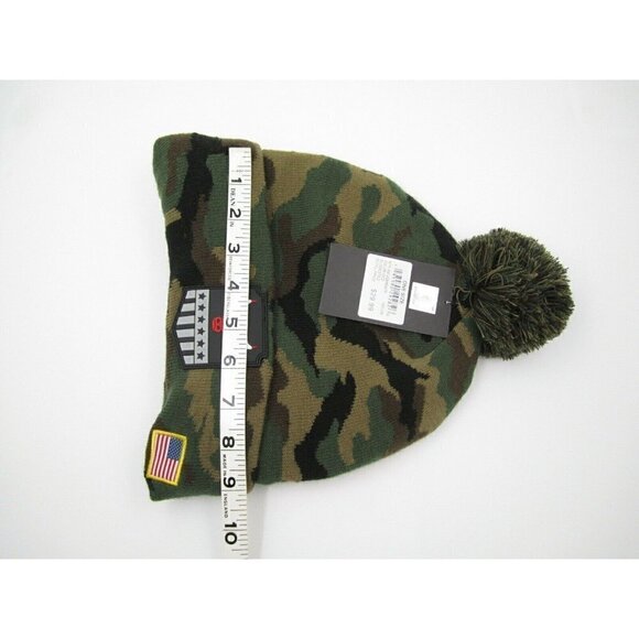 New W/ Tag Ultra Game Chicago Bull Basketball US Flag Beanie One Size - Picture 2 of 3